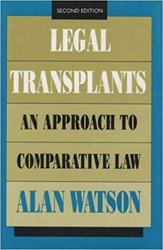 预订legal transplants: an approach to comparative la
