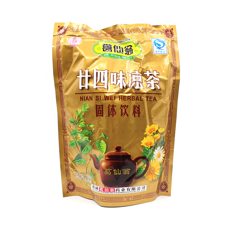 【药房直售】葛仙翁 廿四味凉茶10g*16袋 金银花 鱼腥草 竹叶 菊花 茅根 等 1包