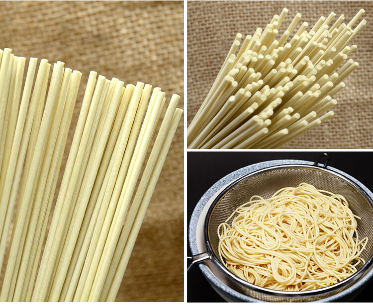 三杰丰庆源热干面面条碱面凉面碱水面襄阳碱面条干碱面中粗碱面 5斤