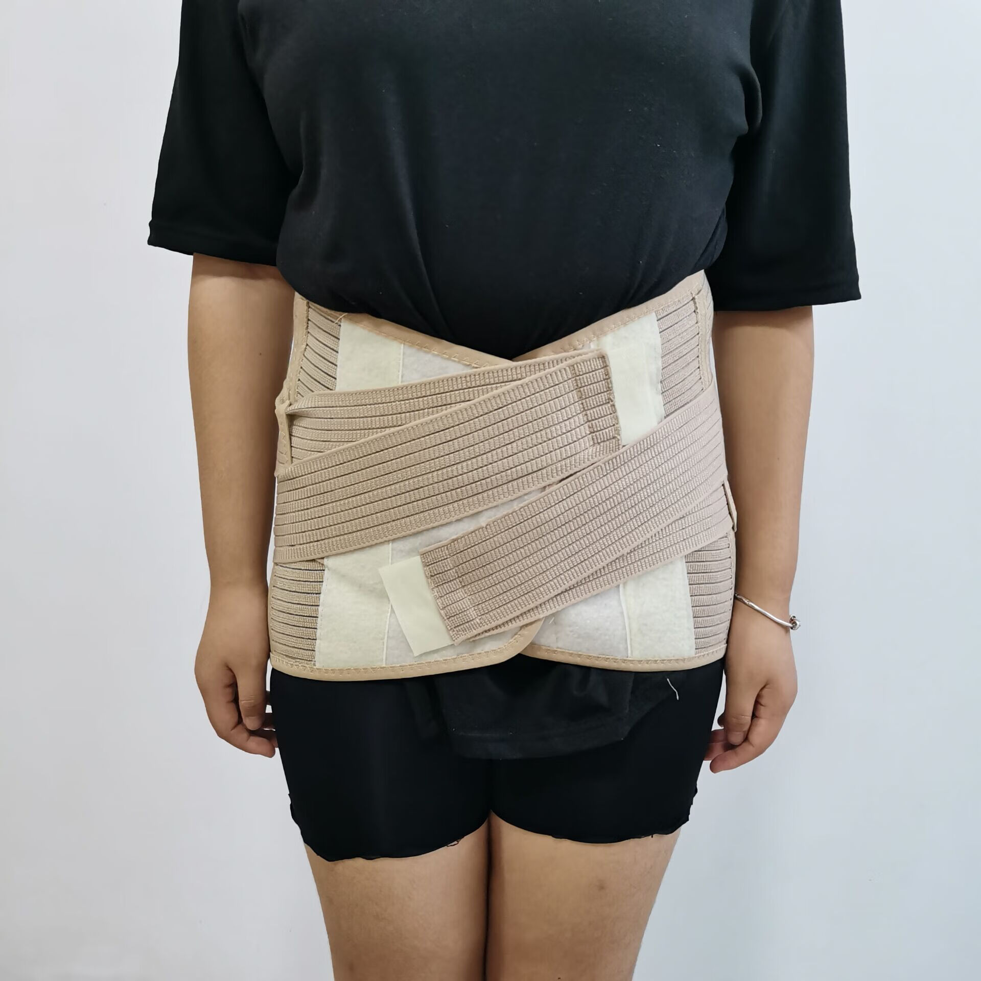 骨盆带矫正带产后前倾修复收胯提臀假胯宽耻骨分离盆骨术后绑带 s