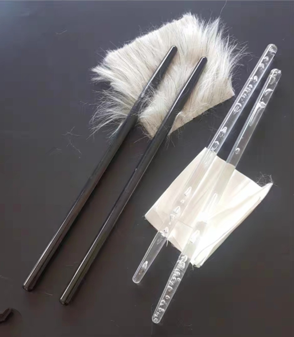 柯必达静电实验物理实验仪器玻璃棒丝绸橡胶棒毛皮科学实验器材摩擦起