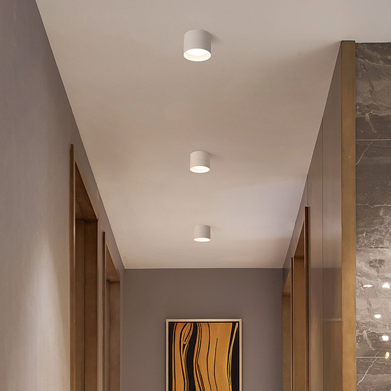 拓匠led筒灯客厅卧室过道明装免开孔天花灯gx53盒子灯吸顶灯玄关入户