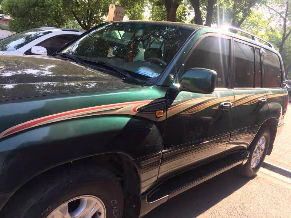 迪彦适用98-07老款兰德酷路泽车身拉花贴纸 陆巡4500 lc100彩条腰线