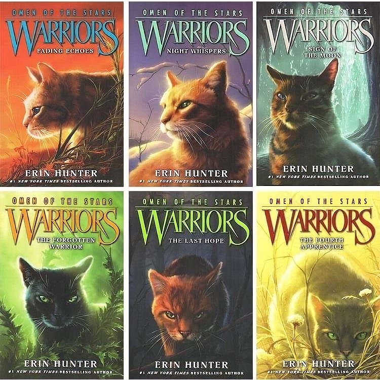 英文版装猫武士Warriers 6本