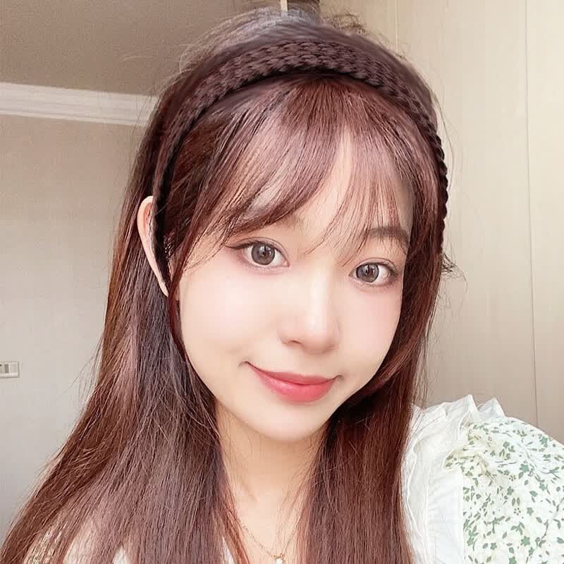 纤缕 刘海假发女辫子发箍刘海一体隐形头顶补发遮白不充发量刘海片 发箍刘海补发片 刘海款 (深棕色)使用感如何?