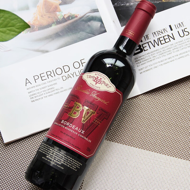 璞立酒庄波尔多混酿红葡萄酒 原瓶进口 750ml*6整箱装