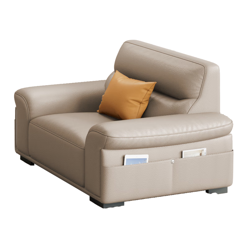 奧左真皮沙發(fā)100%頭層牛皮一線品牌廣東佛山小戶型客廳直排式2025新款 雙扶手單位 旗艦版（360度頭層全真皮+乳膠座包+松木框架】