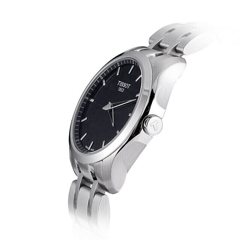 天梭（TISSOT）瑞士手表 库图系列腕表 钢带石英男表 T035.446.11.051.00