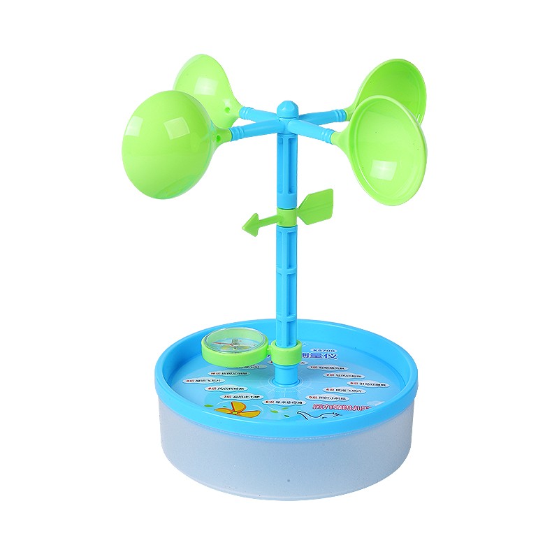 风力测量仪中小学生风向标科学实验教具 风速标三年级diy玩具学具器材