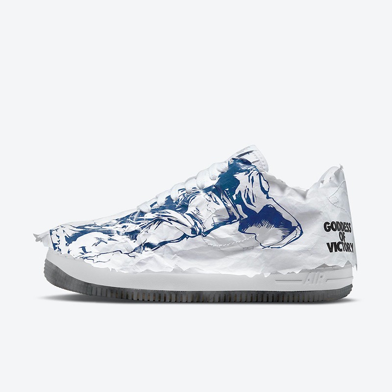 耐克 nike女鞋air force 1空军一号af1胜利女神 撕纸休闲鞋 dj4635