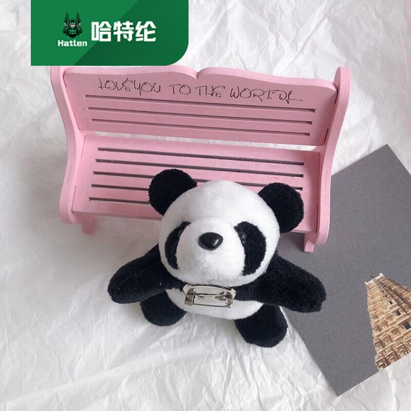 微凡嘉(weifanjia)天才小熊猫 趴趴熊猫胸针可爱立体公仔玩偶软萌创意