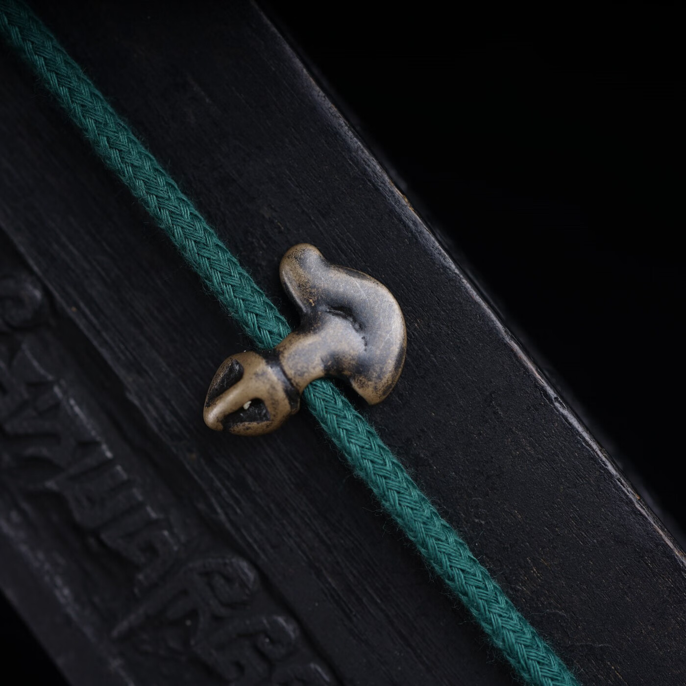 石俞记天铁利马铜金刚斧背云古朴百搭文玩手串配饰配件大磨损文玩