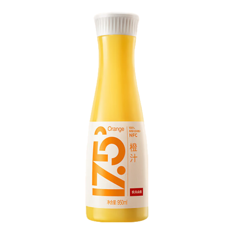 �ҽ�ȯ��plus��Ա:ũ��ɽȪ 17.5��NFC��֭��֭���ϣ�����ͣ�100%�ʹ�ѹե 950ml/ƿ*4��