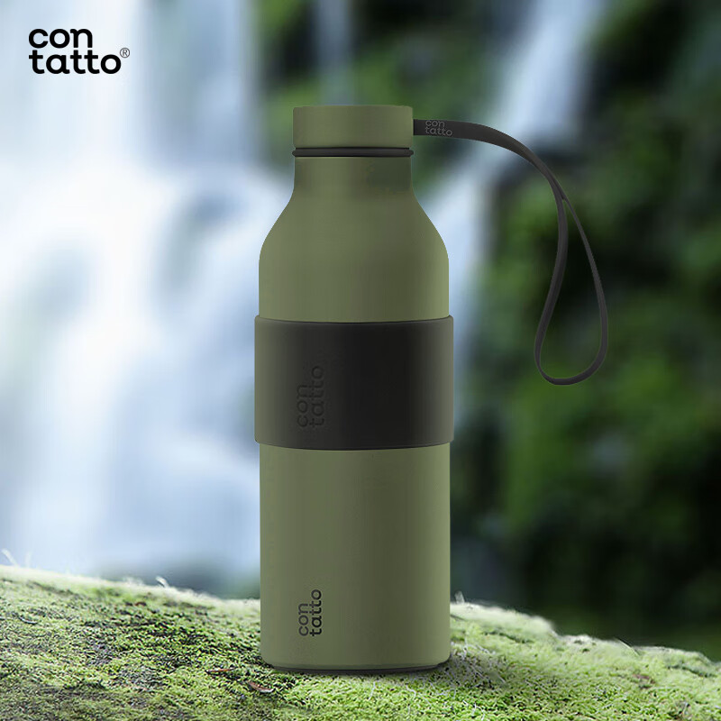 吉姆蓝杰contatto吉姆蓝杰车载运动不锈钢保温杯男士户外杯子男生颜值水杯 探险家500ml可定制