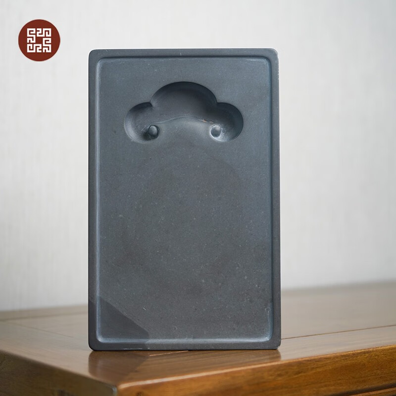 易水砚非遗名师纯手工砚台孤品《云纹仿古砚》精品老坑原石天然文房