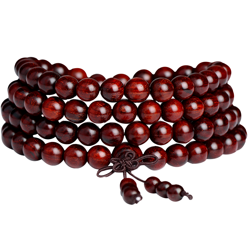 今古樓 小葉紫檀高密度手串8MM108顆佛珠 明清家具老料男女款手鏈 老家具原木款7MM