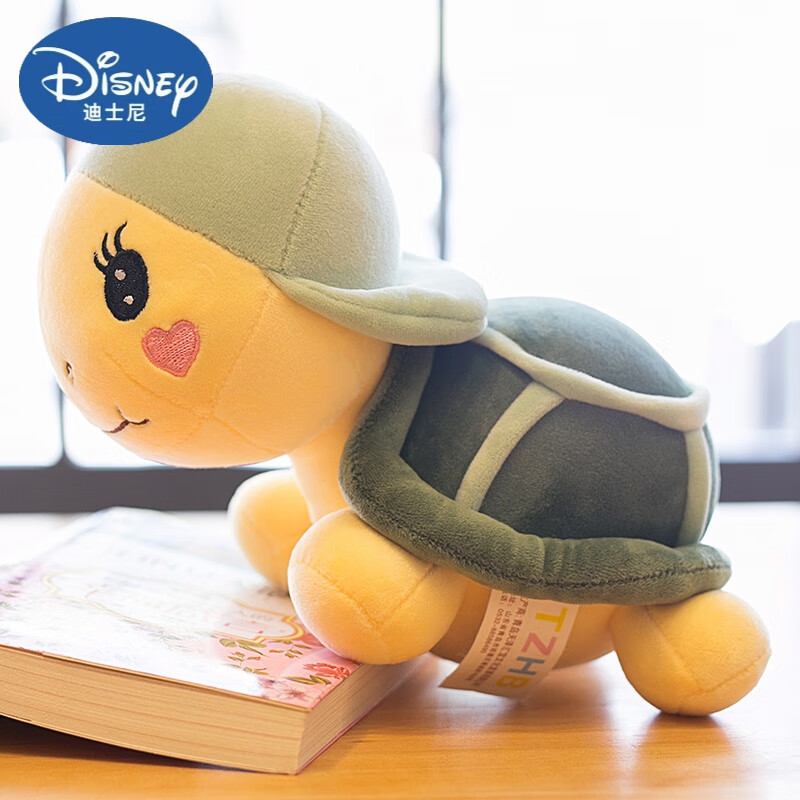 帽乌龟玩偶毛绒玩具公仔女生睡觉抱枕海龟小号娃娃礼物儿童 绿色帽子