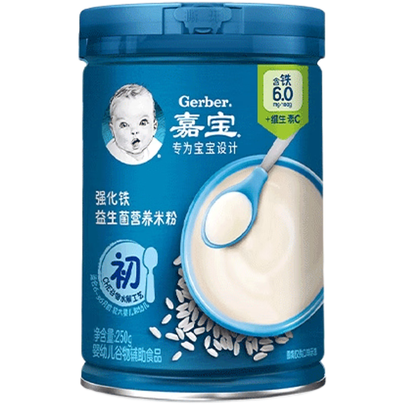 αGerberӪʳ Ӥ׷Ӥ׶6-36Ӫ׷/׺/ʳ 6䡿ԭζ׷ 250g