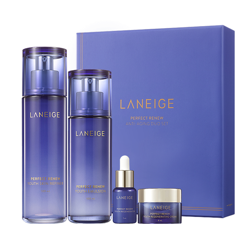 LANEIGE 兰芝 致美青春护肤礼盒装 (细肤露120ml+保湿乳100ml)