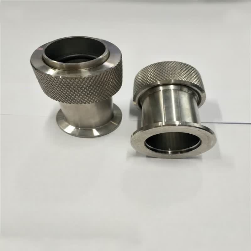 不锈钢kf25真空规管接头 真空石英管密封接头 真空管式炉密封堵头 kf