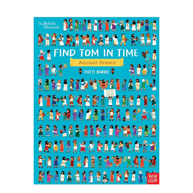 【现货】british museum:find tom in time ancient greece英文善本