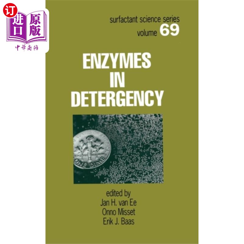 海外直订enzymes in detergency 去污酶