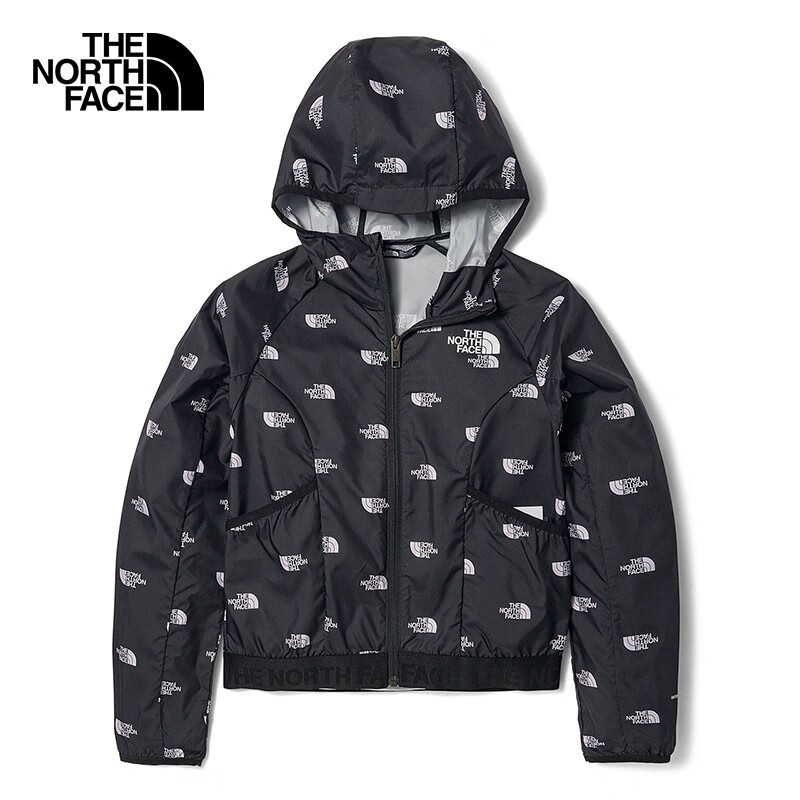 THE NORTH FACE北面童装女童皮肤衣防风外套运动户外新款|7WQ3 99G/黑色 150/L属于什么档次？