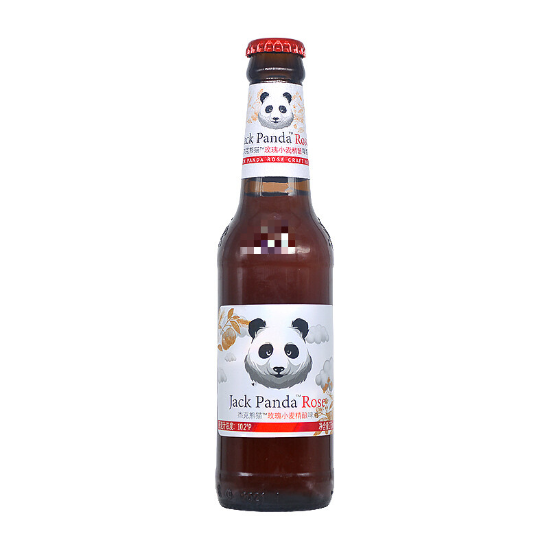 杰克熊猫白啤酒【275ml*24瓶/箱】杰克熊猫 精酿小麦白啤酒整箱 小瓶