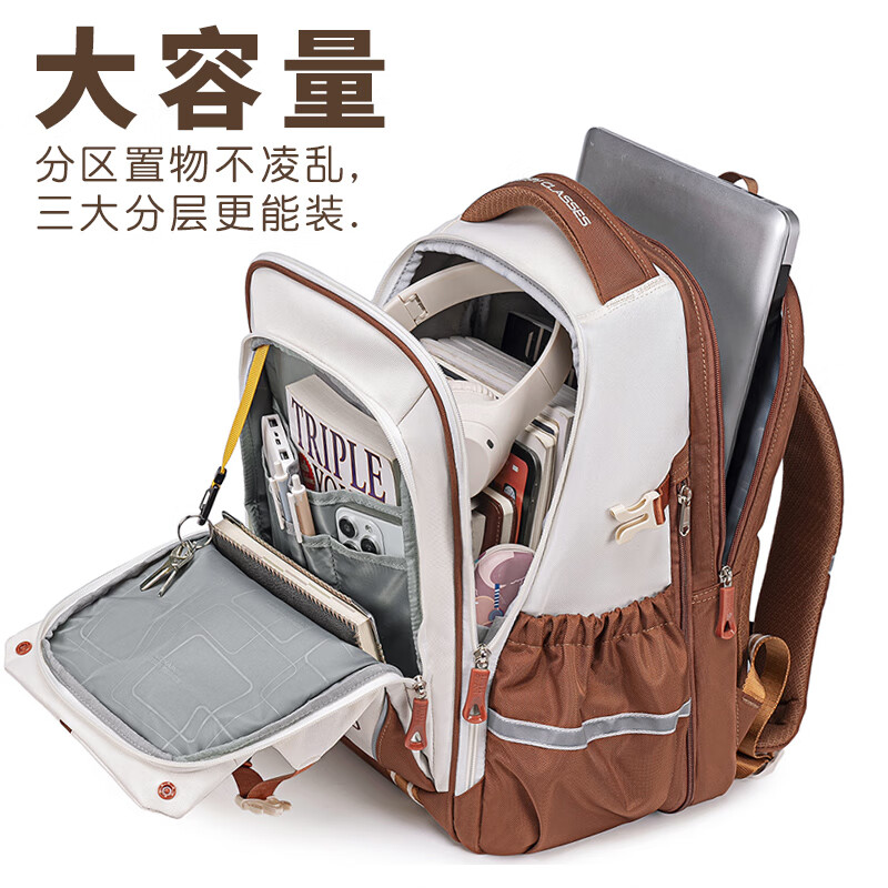 申派牛标儿童书包小学生女三四到六年级大容量减负护脊初中生扩容背包男生 (BULL) K5 魔力黑卡标准版