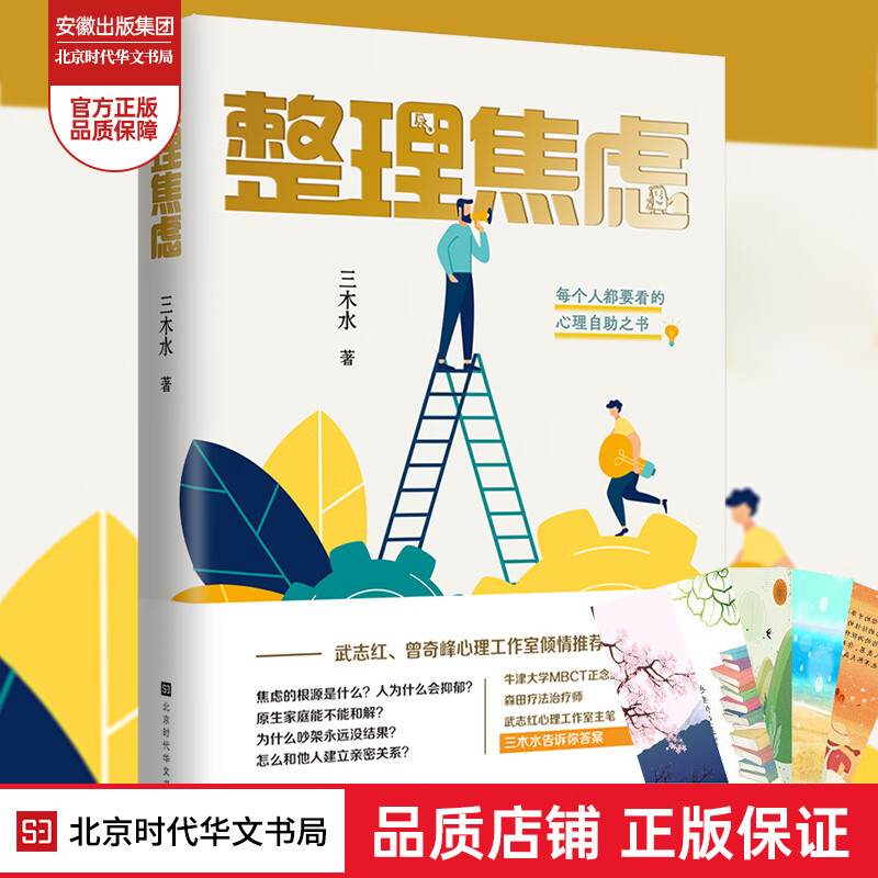 整理焦虑三木水著 武志红 曾奇峰心理工作室倾情推荐 从焦虑情绪的来源点出发 通过真实心理咨询案例进行分析 按照科学的心理学指导方法