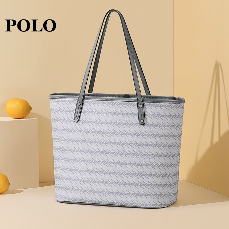 polo女士托特包大容量手提包潮时尚单肩包上班通勤挎包休闲包包女包