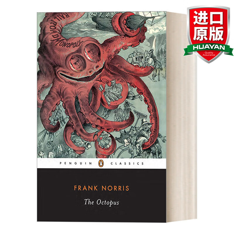 the octopus penguin classics 英文原版 章鱼 弗兰克·诺里斯frank n