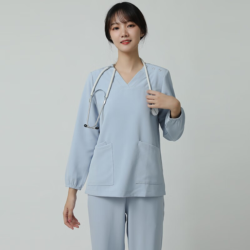 jd健康朵知韩版整形医院口腔牙科女医生护士手术服洗手衣隔离 1992