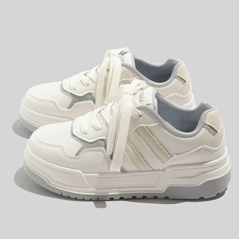 超纤低帮小白鞋女2024夏季高颜值面包鞋子女学生透气款式女板鞋 88