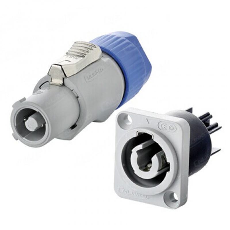 连接器纽崔克航空插头插座yf24电源插头led屏连接器插头ip44 yf24头