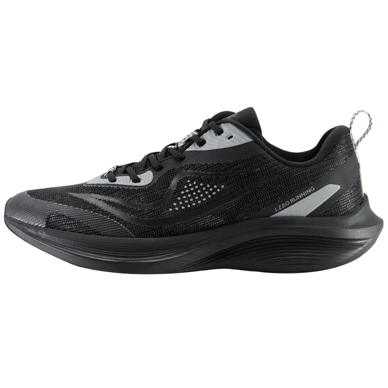 京东京造 游隼跑步鞋 超轻减震回弹运动鞋秋季跑步鞋男 骑士黑 42