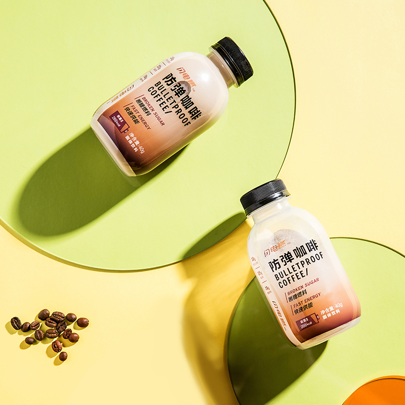 菌妙防弹咖啡6瓶装生酮即饮食断糖饱腹代餐能量包速溶mct早餐粉