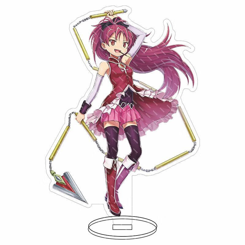 魔法少女小圆立牌动漫周边晓美焰沙耶香巴麻美佐仓杏子亚克力双面