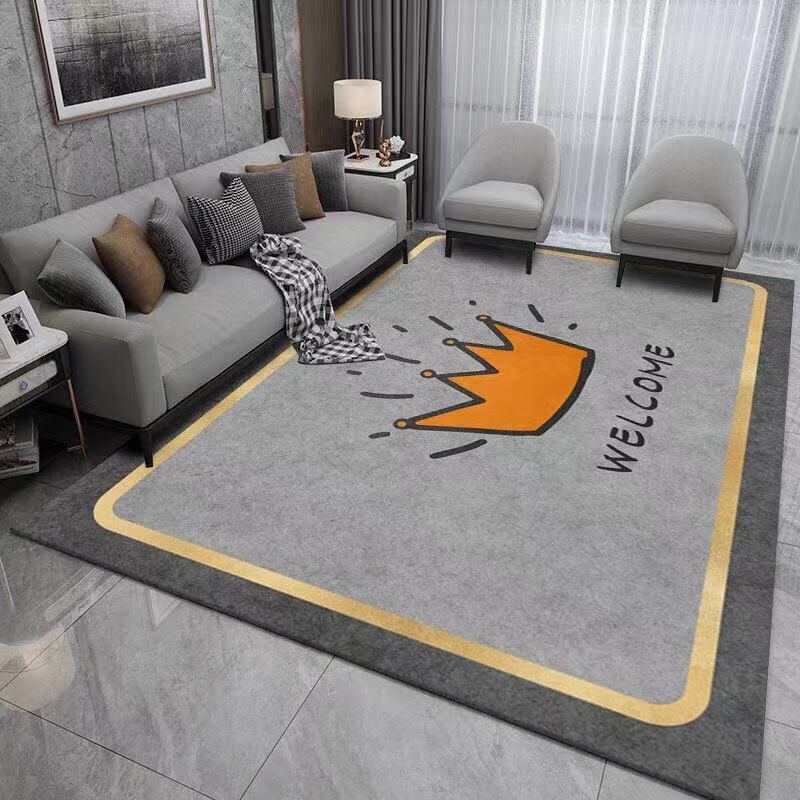 （桂宫）ins 风地毯客厅北欧现代简约沙发垫轻奢卧室地毯家用床边地毯 01-号 50*80