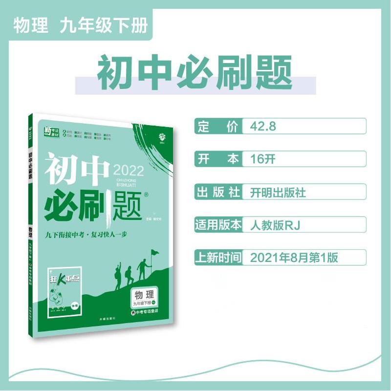2022春初中必刷题 物理九年级下册 RJ 理想树