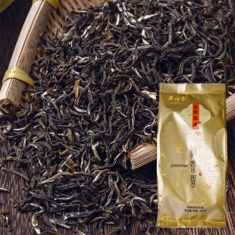 吴裕泰金奖银毫250g特种茉莉花茶老北京小叶花茶叶浓香型实体店 250g