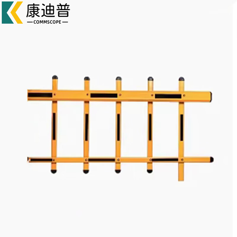 康迪普 道闸杆停车场八角杆拦车杆铝合金栅栏杆 八角栅栏黄黑4米