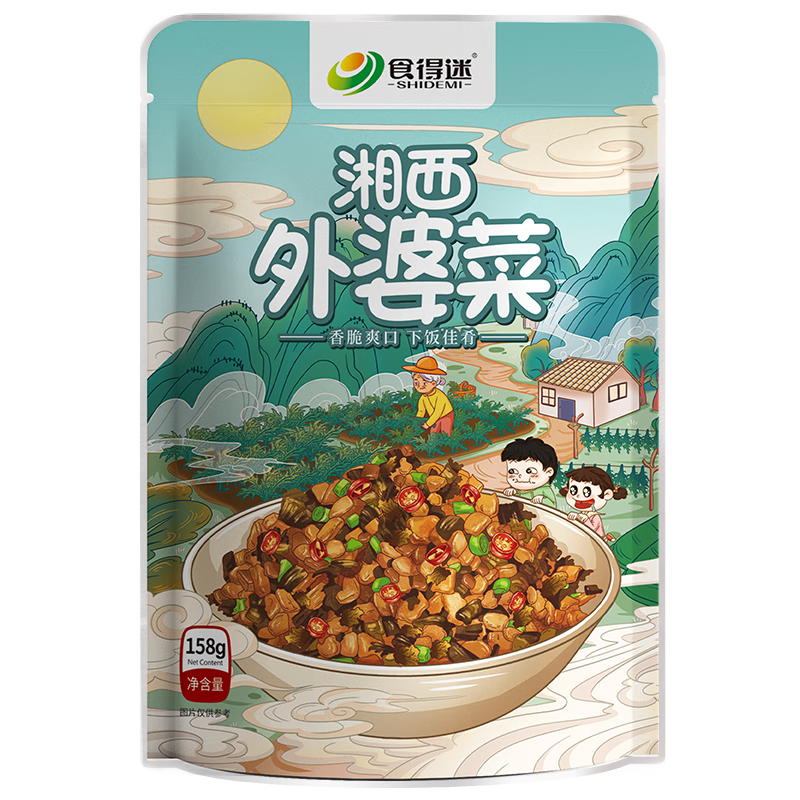 “食得迷”湘西外婆菜下饭菜半成品:价格走势,口感评测,销量趋势分析
