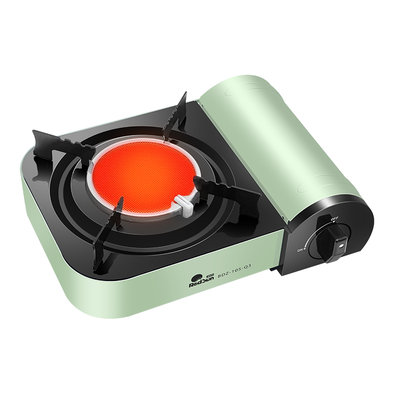 紅日(RedSun)紅外線(xiàn)燃氣爐灶 戶(hù)外猛火爐具 防風(fēng)便攜式煮茶火鍋卡式燒烤爐 節能省氣 不黑鍋底 小廚房烹飪 Q3卡式爐(丁烷氣)