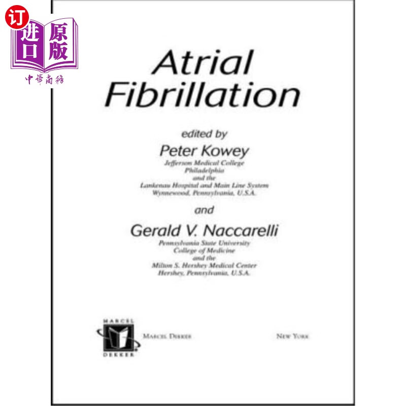 海外直订医药图书atrial fibrillation 心房颤动