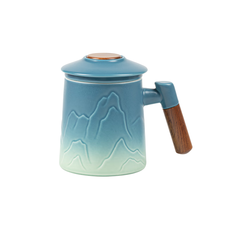 �ʹ��Ļ� ǧ�ｭɽ�ݲ豭 �մɲ�ˮ���뱭 450ml ���װ ������ 152.1Ԫ