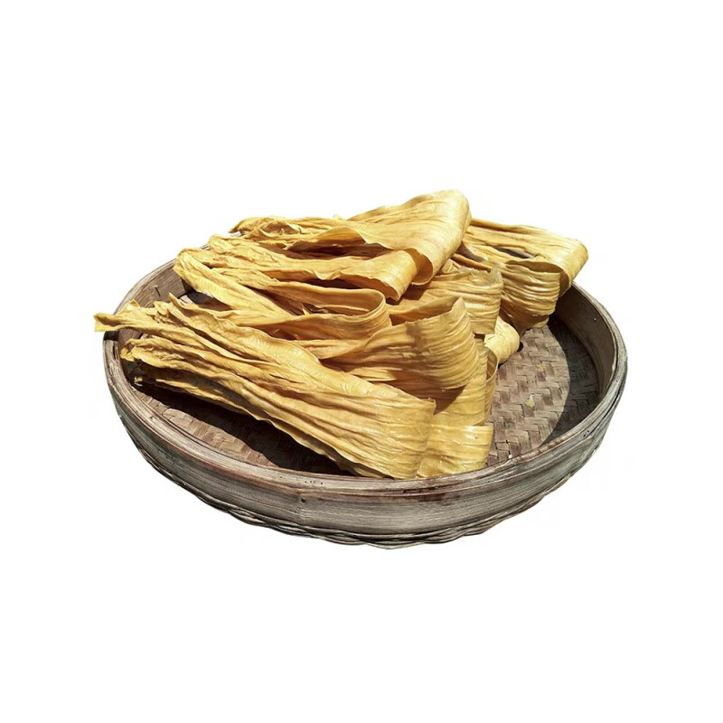 宅大厨广东腐竹干货大片纯正付皮:腐竹片手工特产支竹豆皮散装付竹350
