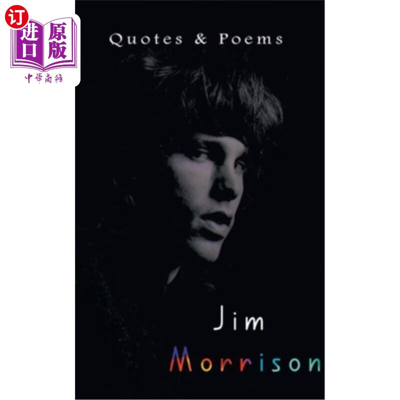 海外直订jim morrison: quotes & poems 吉姆·莫里森:《名言与诗歌》