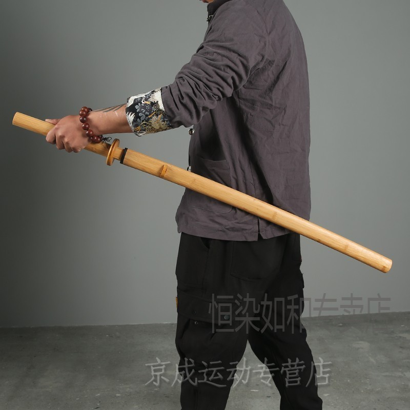 全竹木刀剑实木质刀动漫cos训练习拔刀术日本(燕返) (带鞘居合)全竹