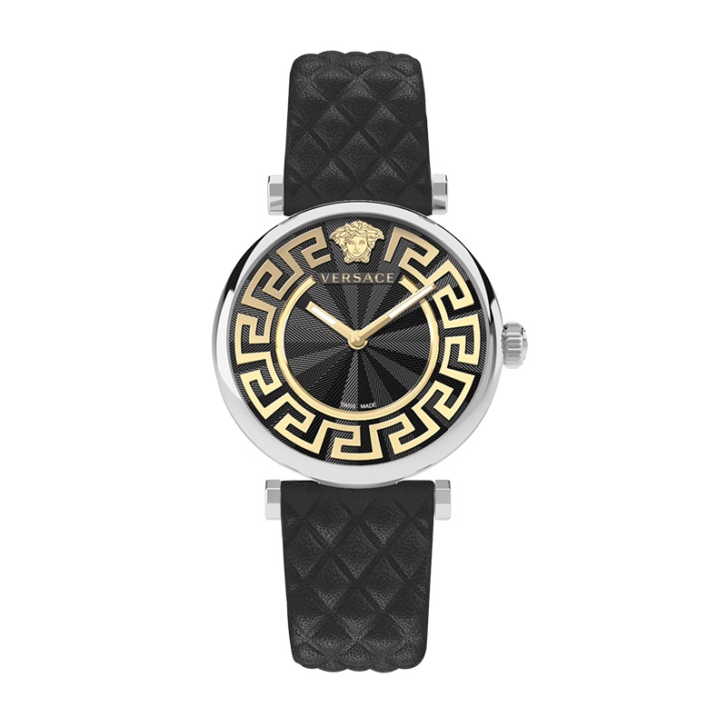 ��˼�ܣ�VERSACE���ֱ�Ů����ʱ��ϣ���������СţƤʯӢŮʿ�ֱ�/����������Ů�� VE1CA0123 ��2+2����������